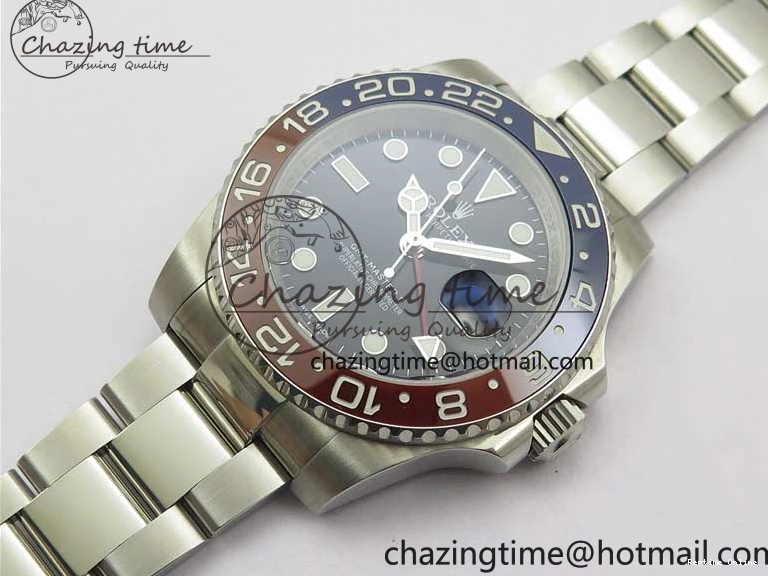 0412 GMT Master II 126710 BLRO 904L SS MIF 1:1 Best Edition on Oyster Bracelet SA3186 CHS Cozy 2553